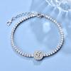 Moissanite Bracelet S925 Silver Full Of Star-Studded Jewelry Women'S Light Luxury High-End Jewelry Gift