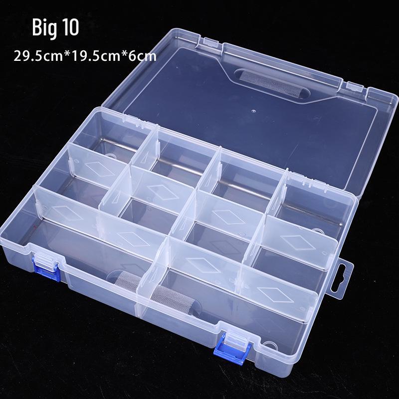 Пластиковая шкатулка для хранения украшений со съемной крышкой для сережек, браслетов и ожерелий