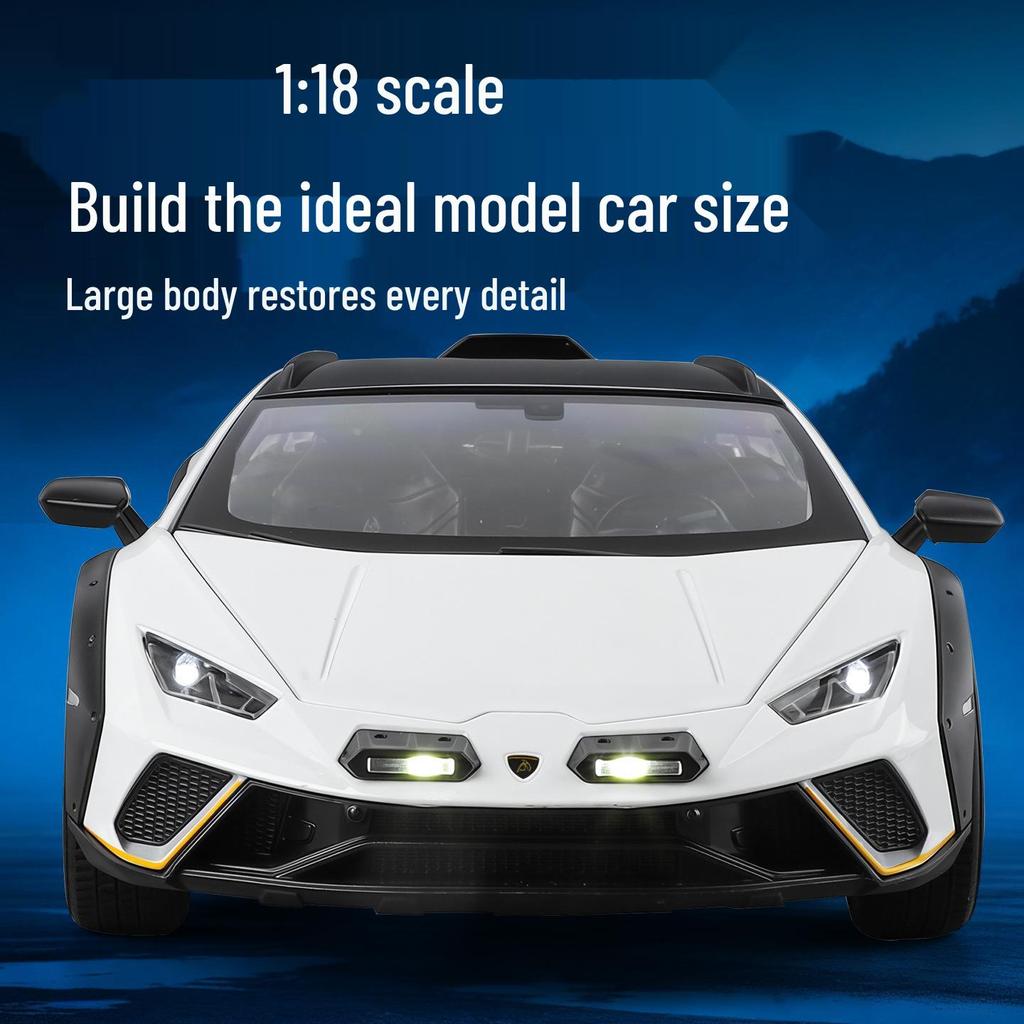 1:18 Alloy Series Lamborghini Bull Sound Light Model Car Toy