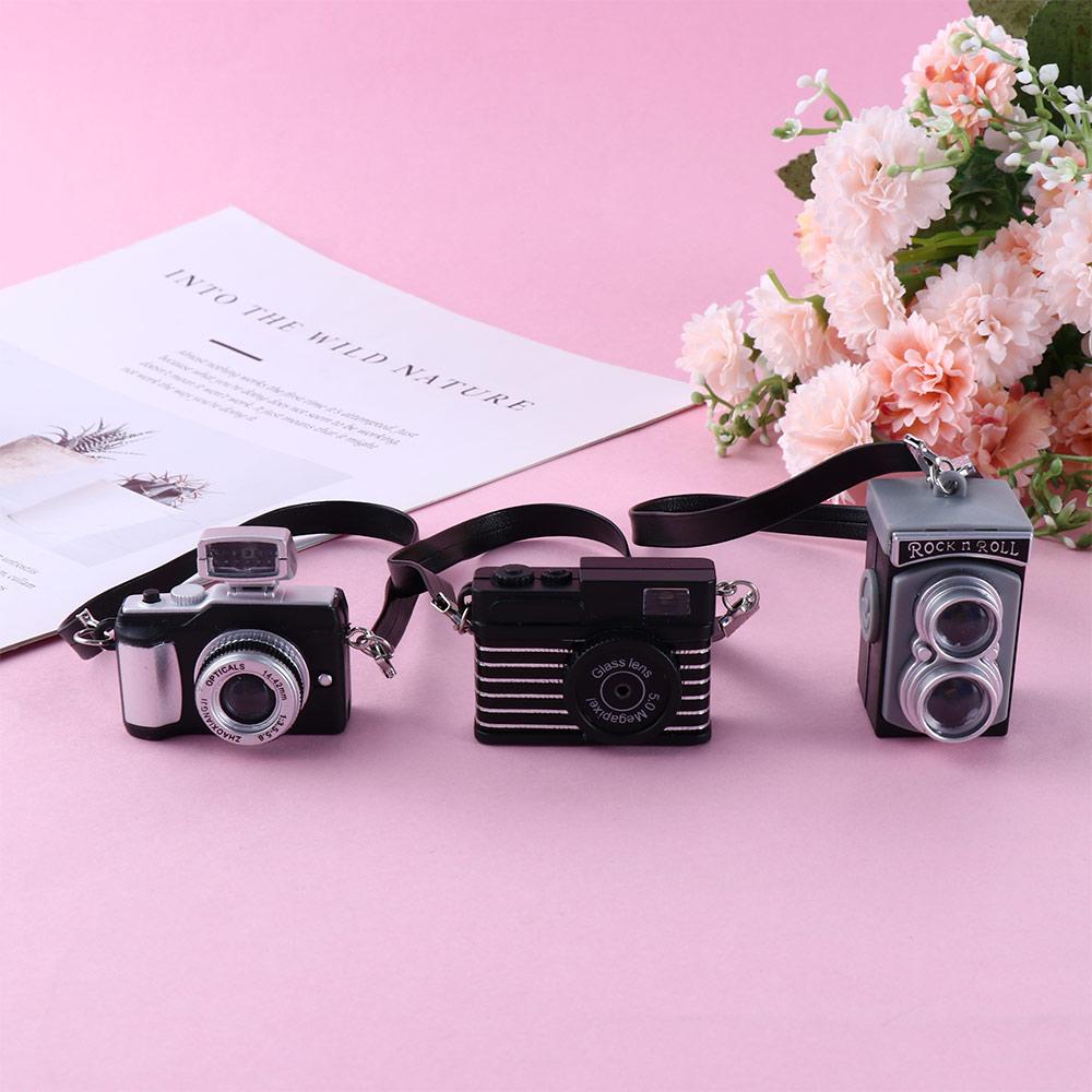 1/12 Doll BJD Miniature Digital Camera Doll SLR Camera Dollhouse Miniature Camera Mini Doll Camera