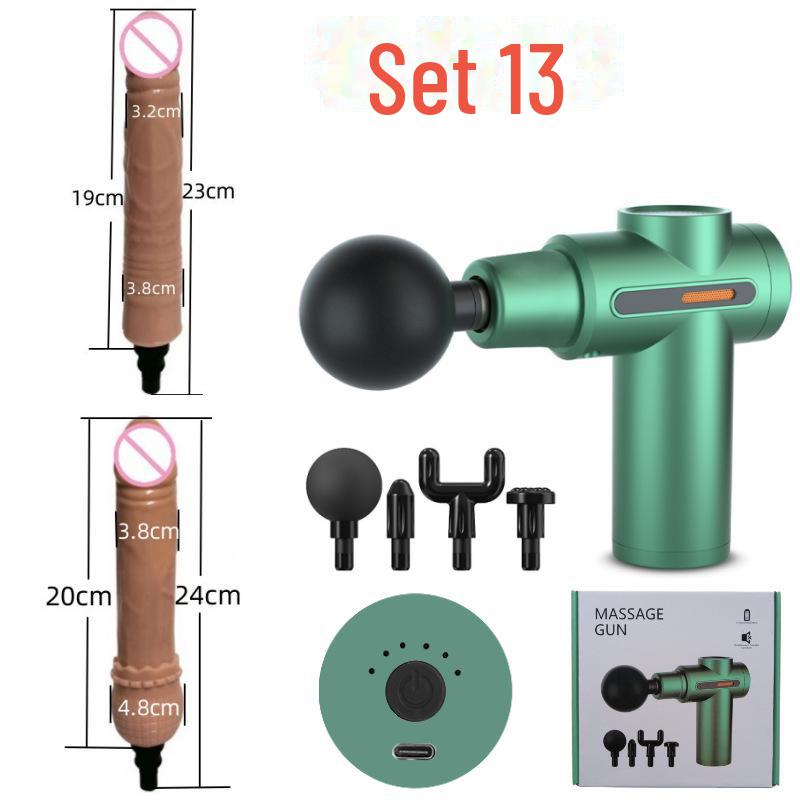 Women's Multifunctional Silicone Massage Gun for Muscle Relaxation