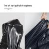 Yilijia Large Black Flat-Mouth Trash Bags