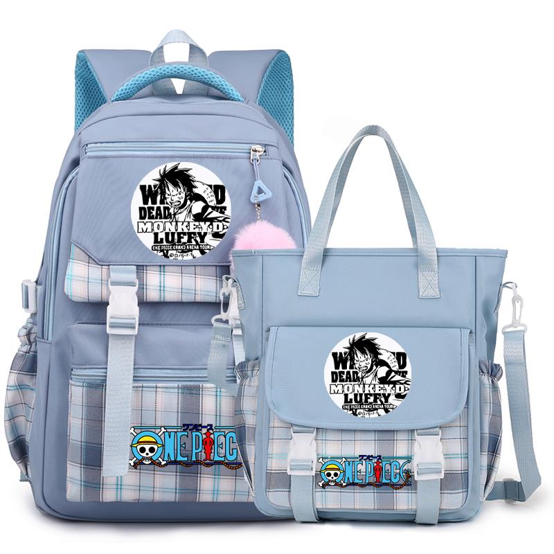 2 шт./компл. аниме цельный рюкзак высокого качества наклонная сумка через плечо повседневная сумка для подростка девочка мальчик обратно в школу мультяшная сумка рюкзак Mochila