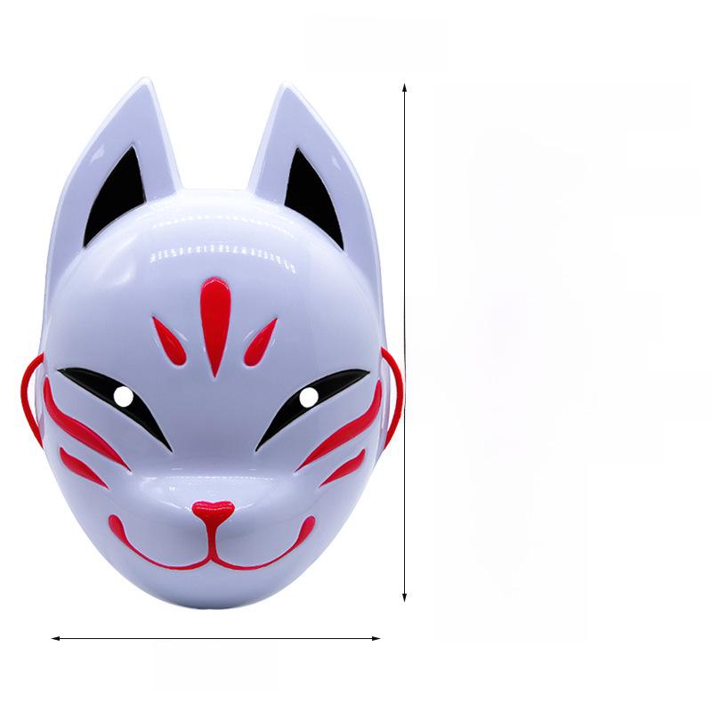 Sakura Fox Mask - Large Floral COS Prop for Halloween, Dance, or Party