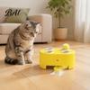 Rechargeable Cat Toys for Solo Play Interactive Toy, Whack a Mole Feather Toy with Automatic Moving Indoor Pets 3 Modes, Kitten Bored Cats Teaser