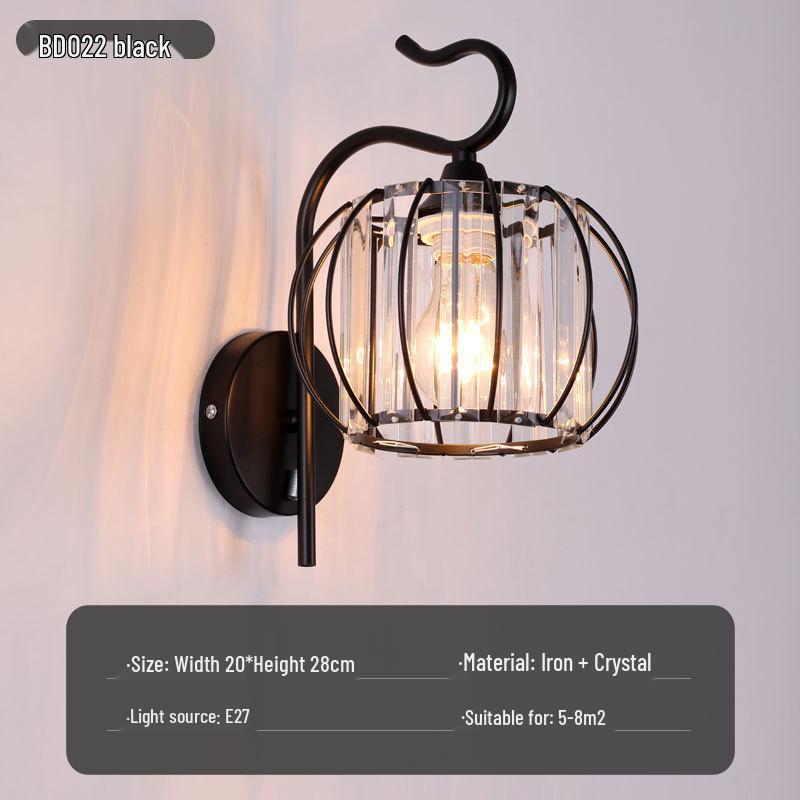Modern Nordic LED Wall Lamp for Bedroom and Living Spaces