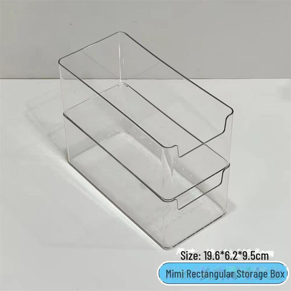 Прозрачный акриловый настольный ящик для хранения косметики и мелочей