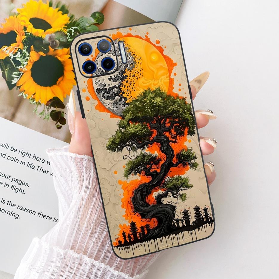 For Motorola Moto G 5G Plus Case XT2075 Luxury Flowers Butterfly Painted Cover Soft TPU Phone Case For Moto G MotoG 5G Plus Bags