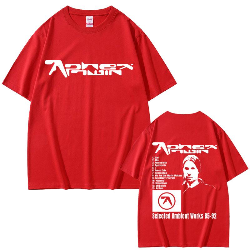 Aphex Twin Selected Ambient Works 85 92 Graphic Tshirt Unisex Women Fashion Vintage Oversized T Shirt Unisexs Casual Cotton Tshirts