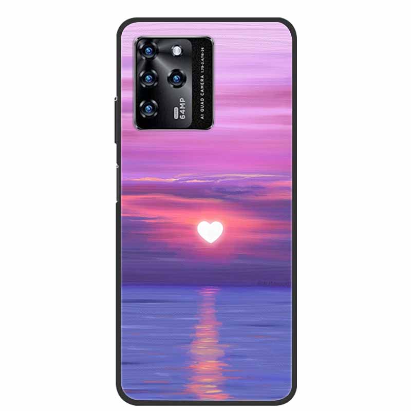 Чехол для ZTE Blade V30 Роскошный силиконовый ТПУ Мягкий чехол для телефона для ZTE Blade V30 Vita 9030 8030 Ударопрочный с узором в виде сердца Coque