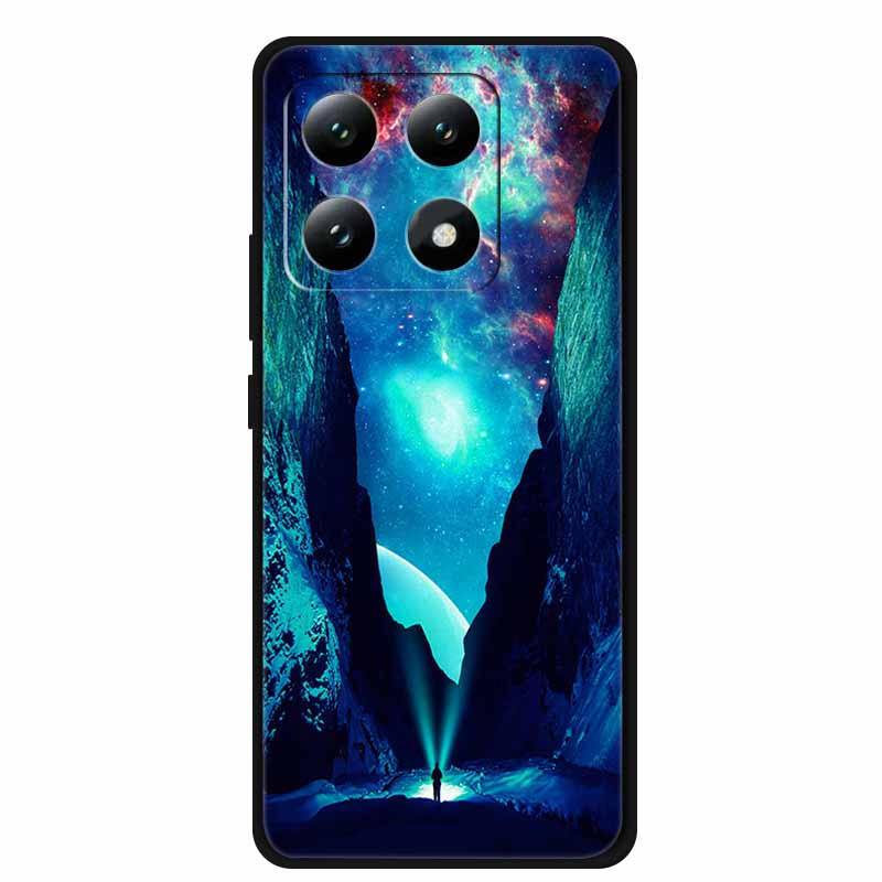 For Xiaomi 15T 5G Case Silicone Luxury Animal TPU Soft Printing Bumper for Xiaomi 15T Pro 5G Starry Sky Scenery Shockproof Cover