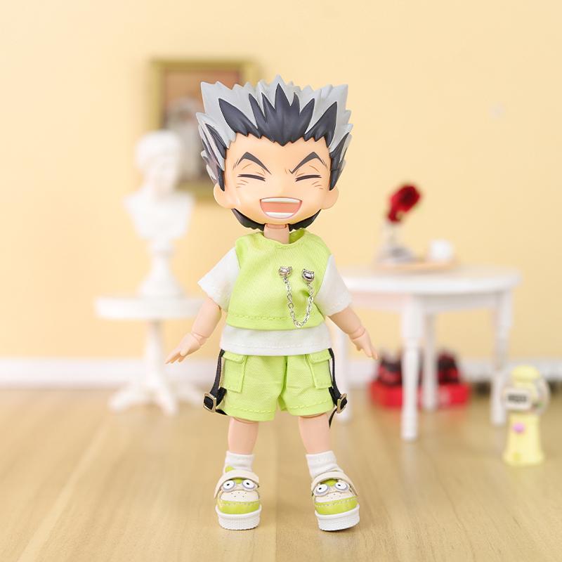 OB11 Baby Clothes Color Matching Chain Set Doll Suit For Ob11 1/12 Doll Outfit Daily Casual Accessories For Children Diy