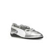 Puma Speedcat Ballet Metallic - серебристые женские кроссовки белые 401581-01