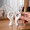 Hollow Twist Butterfly Statue Minimalist Desktop Art Ornament Abstract Butterfly Sculpture  Home