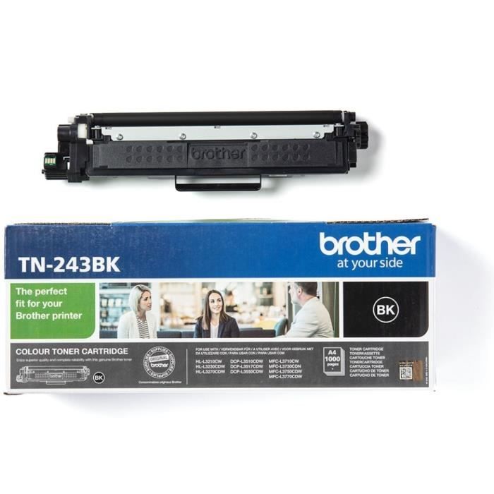 Toner Noir Standard - BROTHER - TN243BK - 1 000 Pages
