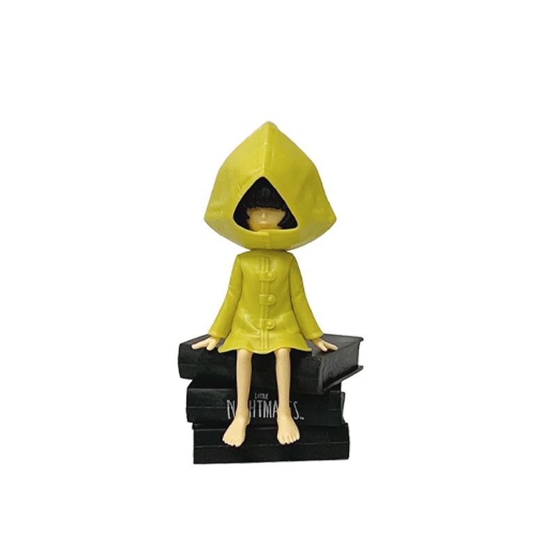 12 см Аниме Игровой Little Nightmares Фигурка Моно Картонный Головной Убор Хоррор Игра Шесть Модель Игрушка Кукла Положение Стоя Фигурка Действия ПВХ