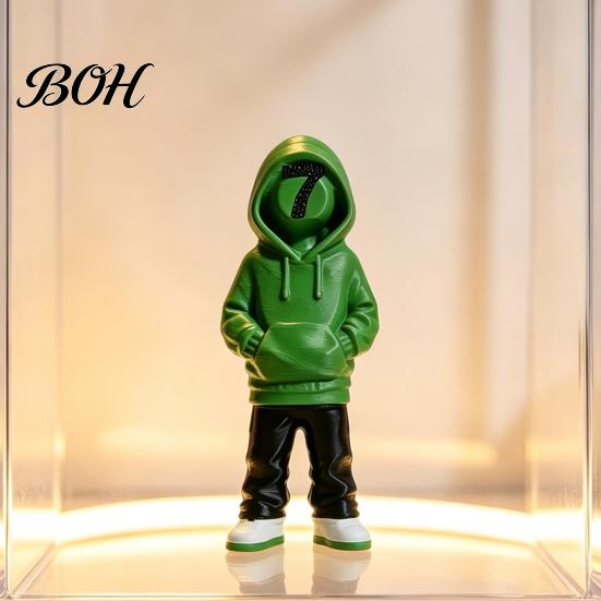 Durable PLA Art Piece 67 Number Doll Ornament, Creative Figures, Street Style Unique Streetwear Statue Gaming Table Display Collectibles, for