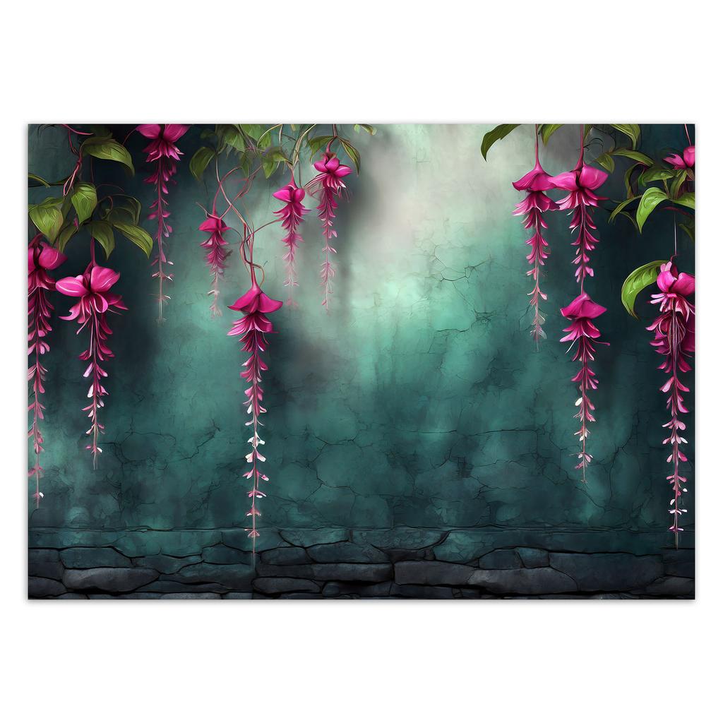 Wallpaper Purple Flowers