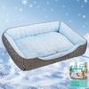 Коврик Health Nest Pet Cooling Dog Summer для собак и моющийся прохладный удобный прохладный летний питомец милый теплый подходит для средних и больших больших кроватей, кроватей,