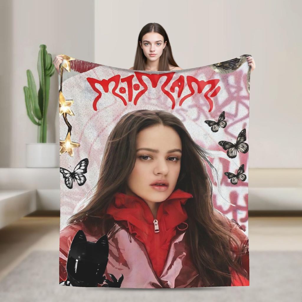Rosalia Lux Warm Soft Blanket Picnic Plush Bedding Throws Fluffy Home Decor Flannel Bedspread Sofa Bed Cover