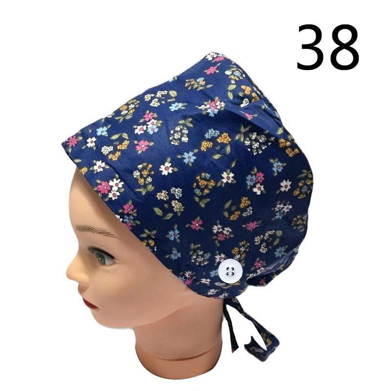 38 стилей, пылезащитная шляпа, повседневная унисекс, модная шляпа с принтом, рабочая шляпа на пуговицах, шляпа для операционной