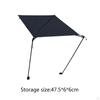 Складной тент для кемпингового стула, простой в установке портативный укрытие для путешествий на открытом воздухе