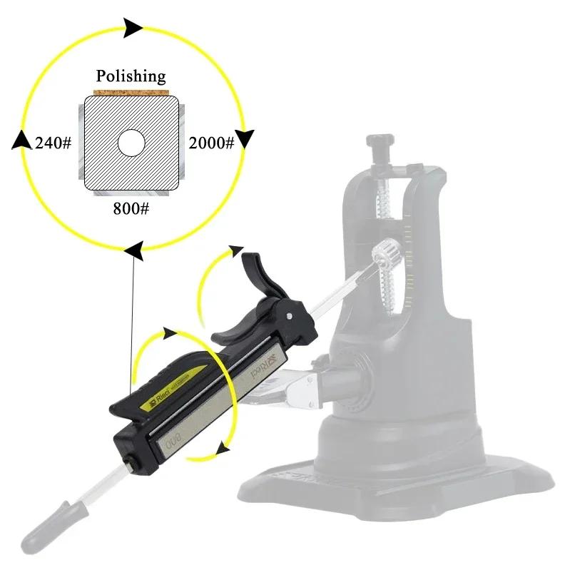 Алмазный камень для полировки точность регулируется от 15 до 30 градусов кухонная фиксированная точилка для ножей профессиональная точилка для ножей