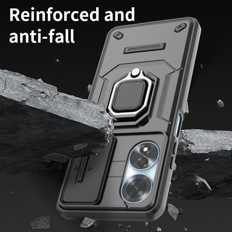 Slide Lens Case For OPPO A60 A79 A 60 Cover Shockproof Armor Funda for Realme 12 Pro Plus C65 C67 C 67 Phone Case