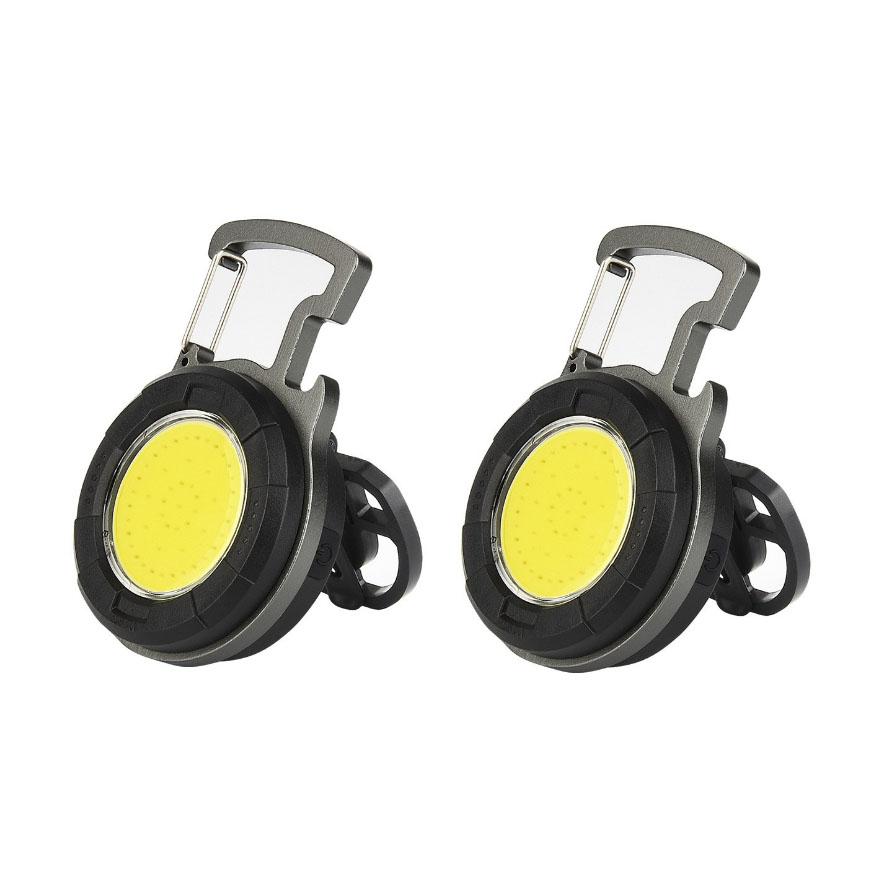 COB фонарик мини переносной брелок лампа 4 освещения EDC фонарик уличный водонепроницаемый аварийный кемпинг рыбалка рабочие фары