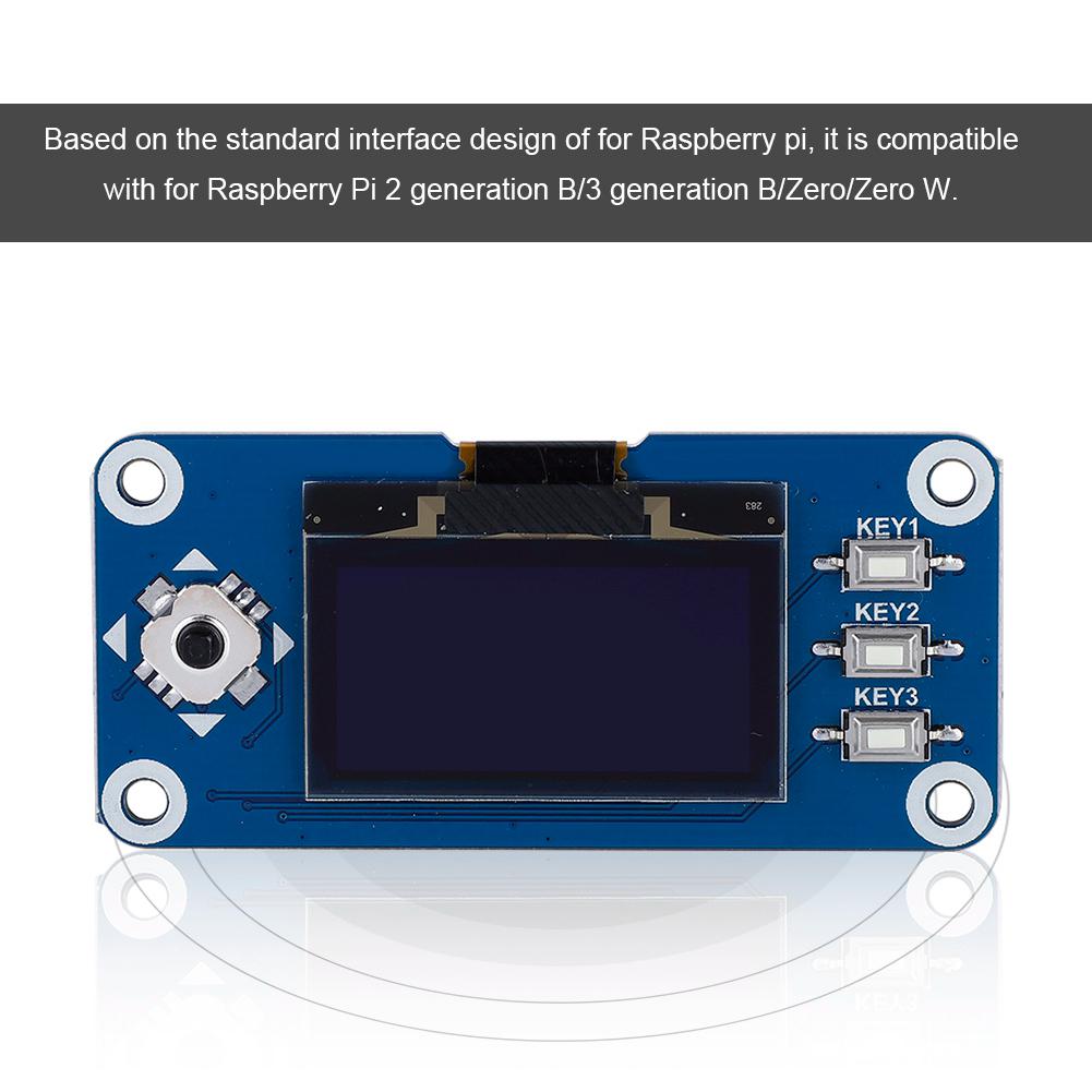 1,3-дюймовая OLED-дисплейная плата расширения HAT для Raspberry Pi 2B3BZeroZero W