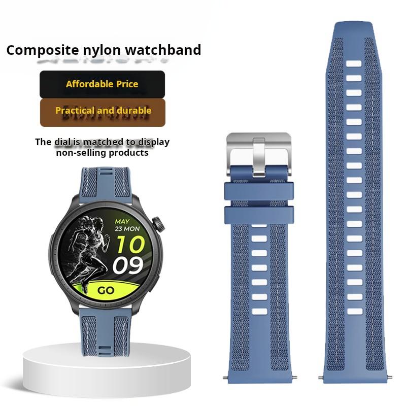 Ремешок для часов Huami Smart Amazfit Balance Cheetah Pro GTR4 Xiaomi Mi мужской спортивный композитный нейлоновый ремешок 22 мм