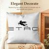 Fashion EETRO Cushion Cover Natural Linen Organic Fabric DoubleSided Printing Sofa Home Decor Gift Pillow Case