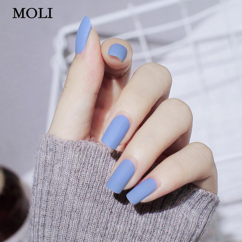 Туманный матовый лак для ногтей Стойкий неотслаивающийся скраб Бесцветная прозрачная эмаль для ногтей без запекания