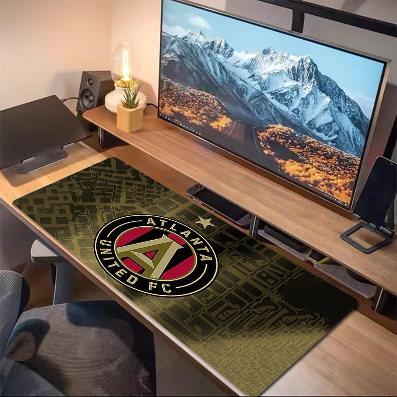 Atlanta United FC Print Cushion Non-slip Laptop Tablet Big Mousepad XXL Mat Mini PC Playmat With Lock edge