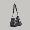 This year's popular new cute cat tote bag is a large-capacity commuter shoulder and crossbody bag with a fashionable pleated design
