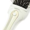 Francfranc Salon Vibrating Ion Hairbrush, White, Negative Ions, Battery-Operated, Electric Brush, Scalp Care, Gift