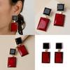 Earrings Resin Minimalist With Geometric Design For Women Summer Fashion