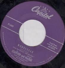 7inch Record JO STAFFORD GORDON MACRAE PAUL W Wunderbar Beyond The Sunset F1659 Capitol Records 1951 US Pop Used