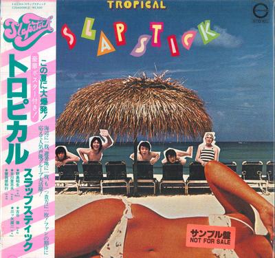 Виниловая пластинка SLAPSTICK Tropical C25A0098PROMO CANYON 1980 Япония Obi Японский Поп-Рок Б/у