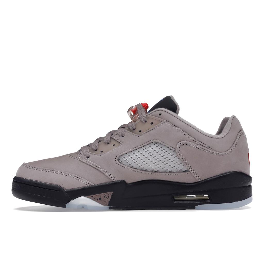 Кроссовки унисекс Paris Saint-Germain x Air Jordan 5 Retro Low Paname серая пемза Game-Royal DX6325-204