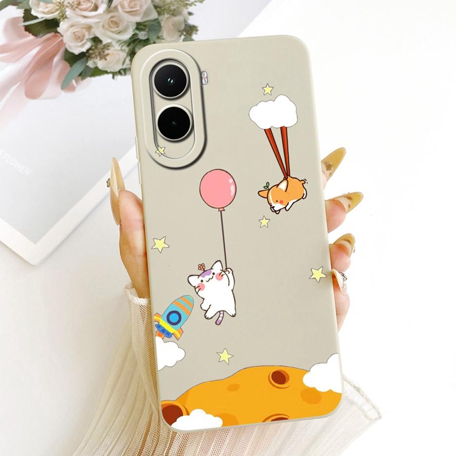 Для Xiaomi Poco M7 4G Чехол Милый Динозавр Астронавт Расписная Крышка Мягкий Силиконовый Чехол для Телефона Для Xiaomi Poco M7 Plus M7Plus 5G Сумки