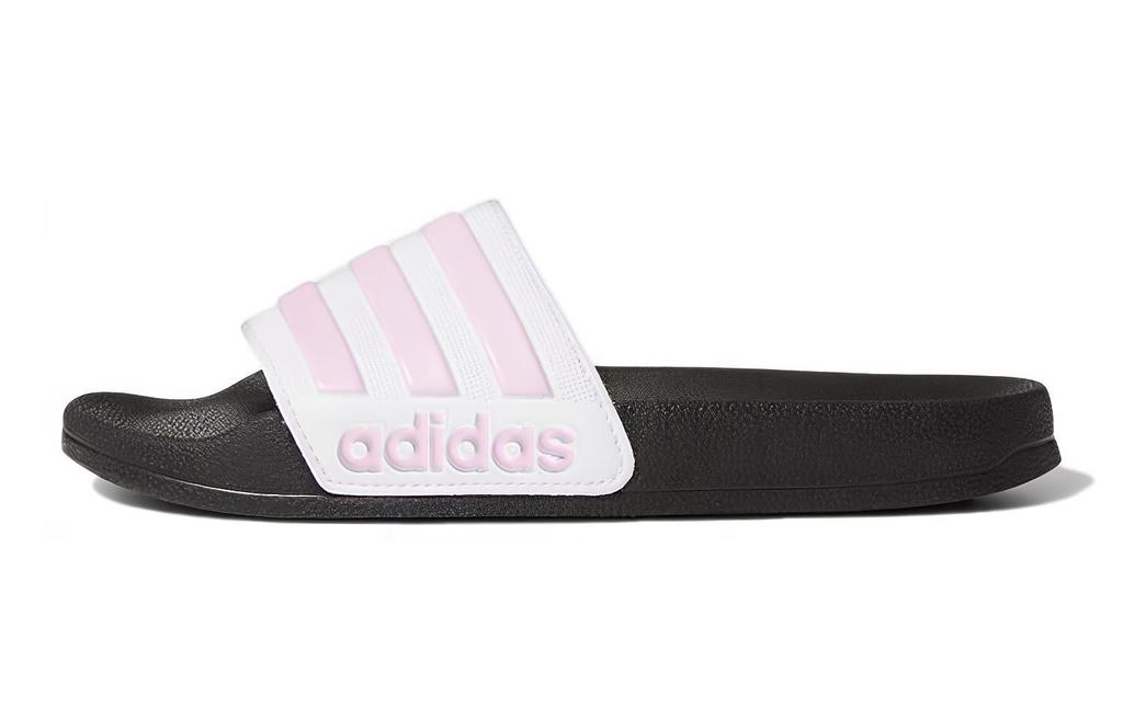 Детские шлепанцы Adidas ADILETTE SHOWER Быстросохнущие Черно-розово-белые FY8843
