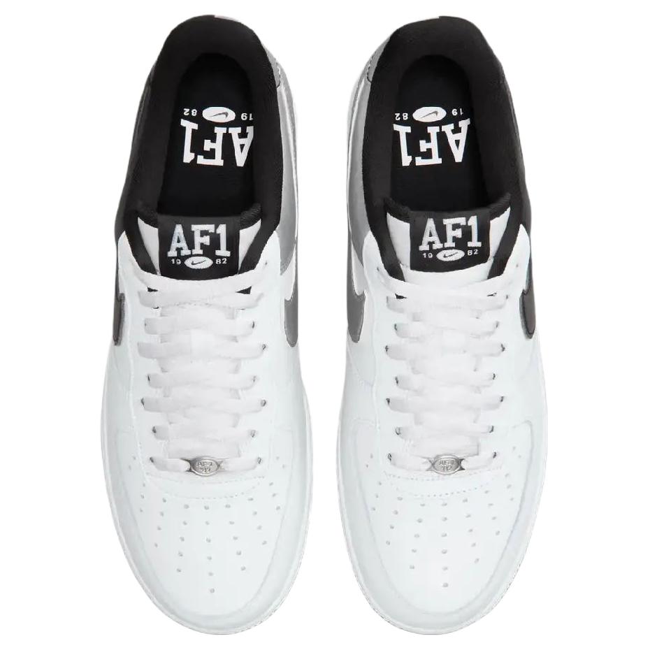 Nike Кроссовки унисекс Nike Air Force 1 Low 07 LV8 White Black Metallic Silver Summit-White Gum-Yellow IB6847-100
