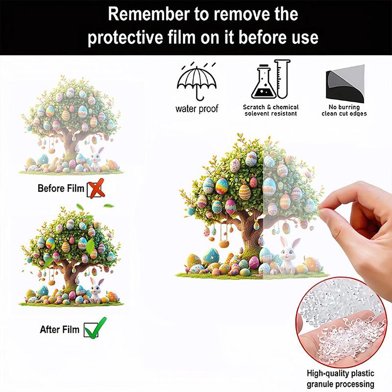 Пасхальные яйца Настольное украшение Пасхальный декор Современная простота Узор с кроликами Для отеля ТВ-тумбы Спальни Кабинета В помещении