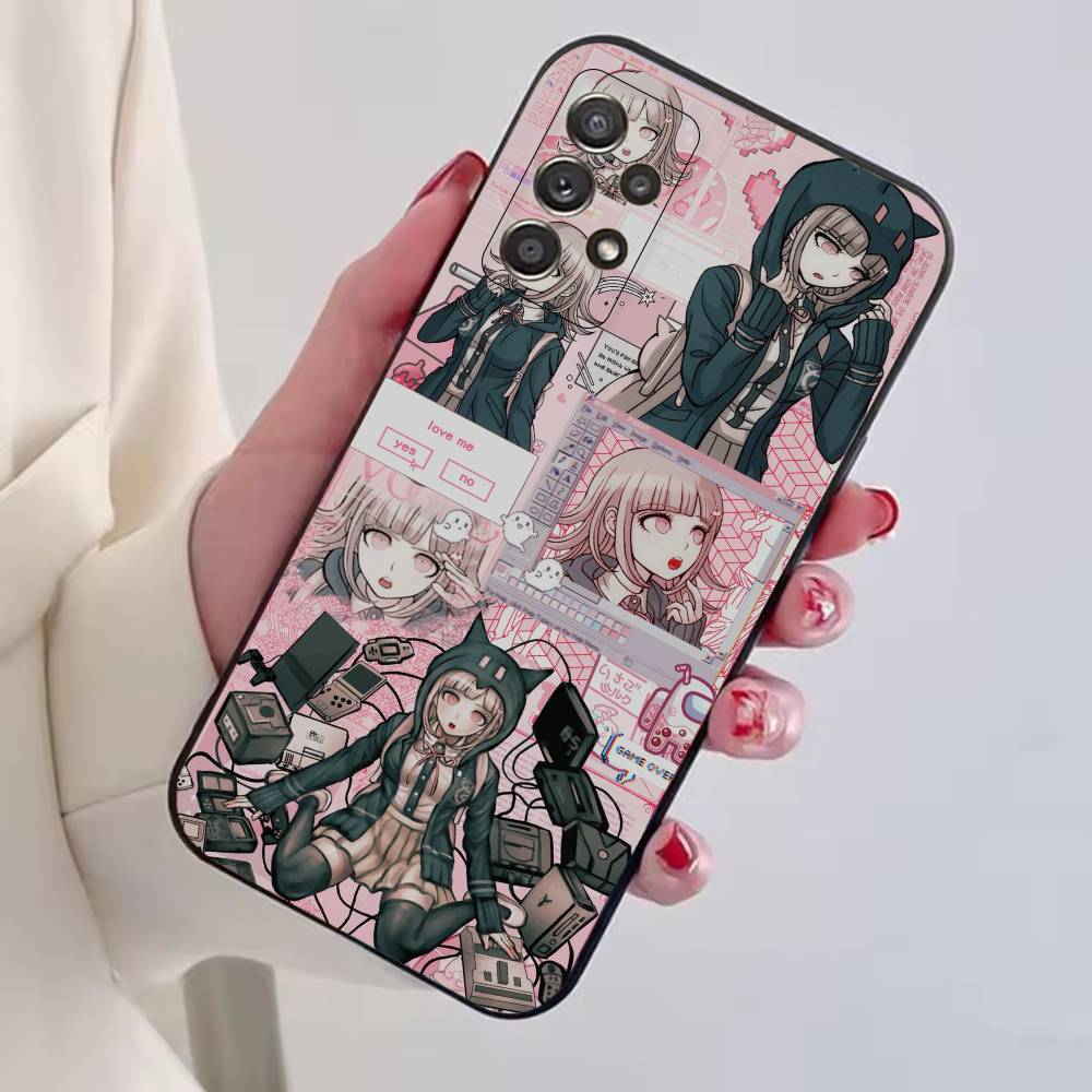 Чехол для телефона Danganronpa C-Чиаки Нанами Черный Силиконовый Мягкий Для Samsung S25,S24,S21,S22,S23,S30,Ultra,S20,Plus,Fe,Lite