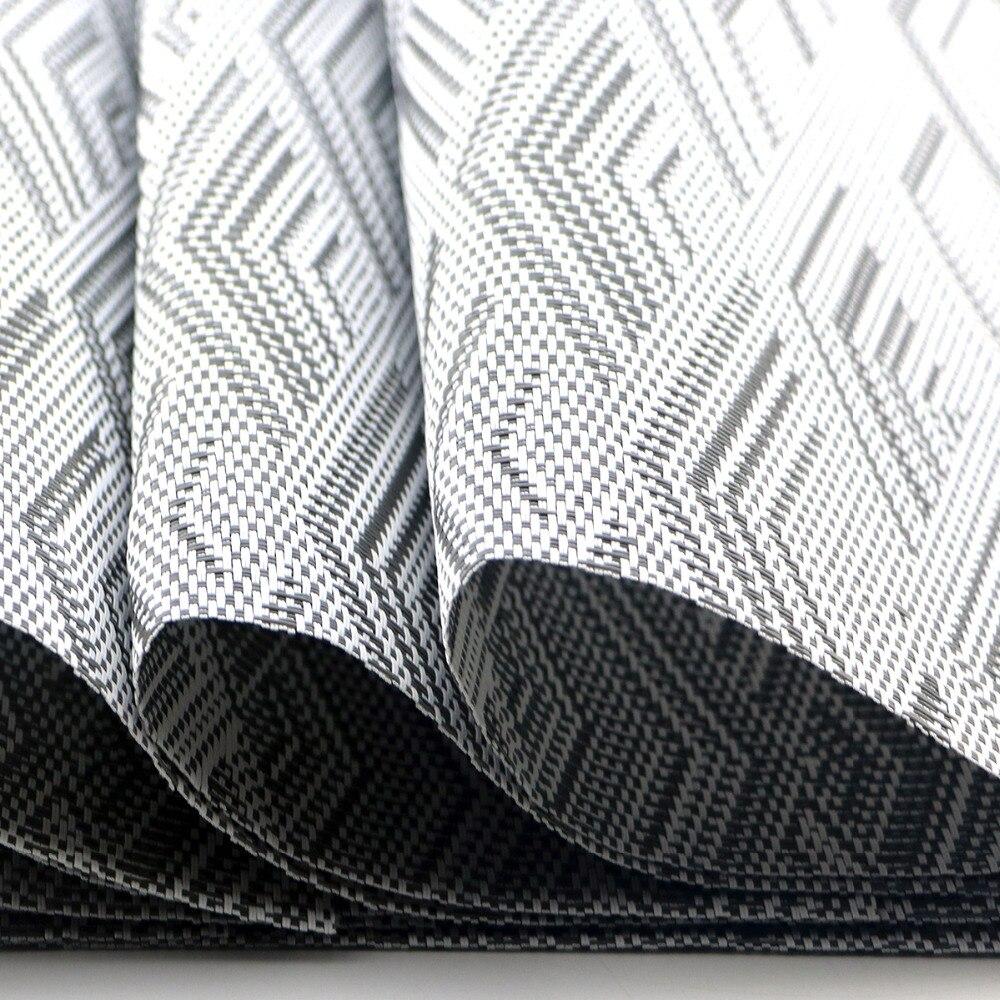 6Pcs/Set Pvc Placemat Dining Table Mats Set Table Bowl Pad Napkin Dining Table Tray Mat Coasters Kids Table Set