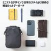 Hakuba Camera Bag Plus Shell Stream Shoulder Pouch AZ Black Water-Resistant Lightweight Everyday Use AMZSP-STSPBK 4977187005967
