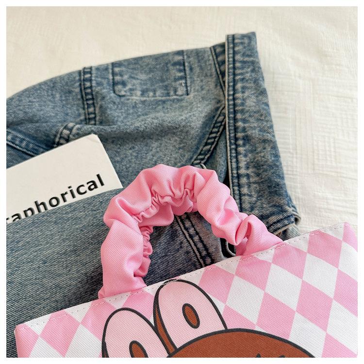 Labubu креативная мультяшная милая стеганая сумка корейская версия высокая ценность стиль инс портативная универсальная сумка-ведро KTY