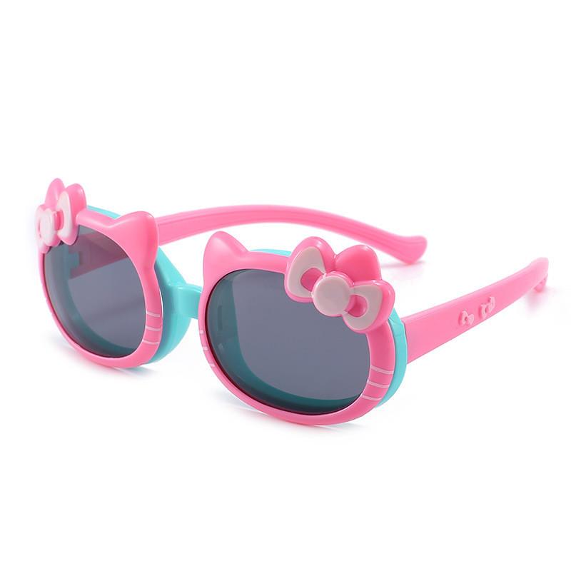 Детские солнцезащитные очки Hello Kitty с поляризационными линзами Tac для защиты от солнца и модного стиля для детей