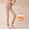 Women's Thick Fleece-Lined Wool-Blend Pants, Ideal for Winter Outdoor Wear, Extra-Warm and Cozy.